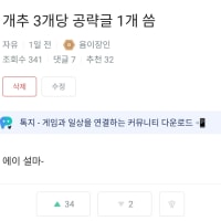 생각해보니 나도 공약 있었네