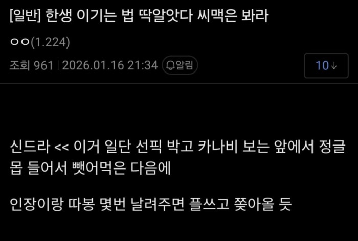 딮마갤발 한화 상대로 이기는 법.jpg
