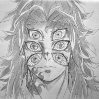 고2가 그린 코쿠시보 흑백그림