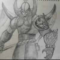 Pre Blood Moon Art (Before & After)