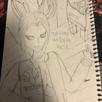 체육부장 제리 창작해서그려봄(똥손주의)