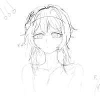 루미네 러프 + 프리렌 보정후 일러 낋여옴