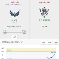 브론즈에서부터 쭉올리면서 느낀건데