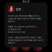 개인적으로 생각하는 룬 성능(지배룬편)