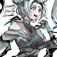 소나 동양화 스타일로 그려왔어요