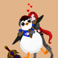 펭구가렌과 카타리나 그림