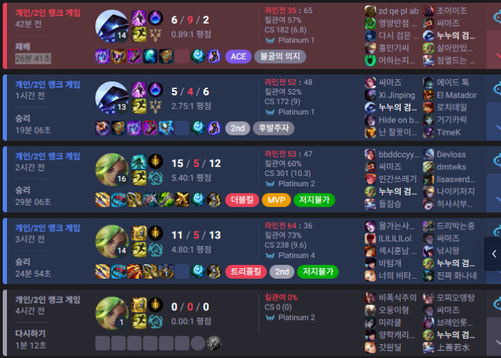 헬퍼인지 맞춰볼 사람~ - OP.GG