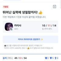 나의 원딜비기는 실망시키지 않아