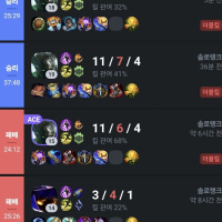시험끝나고 롤재활훈련중