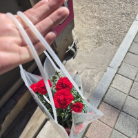 I gave my parents some flowers for Parents' Day yesterday