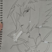 fucked up the line art with a ballpoint pen