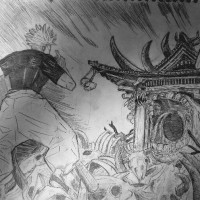 Gojo vs Sukuna battle I spent 5 hours drawing