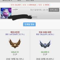 옵붕이 인생 첫 골드 달았다