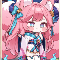 AI) Spirit Blossom Ahri in Trickcal style