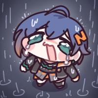 It's raining, pitter-patter🌧