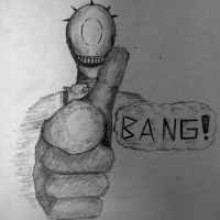 Exam paper doodle