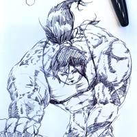 온천아리 있길레 수영장 파티 아칼리 그려봄