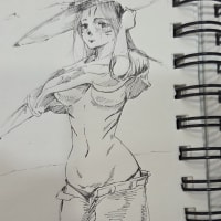 여름휴가 카이사 낙서