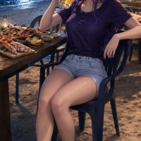 여름휴가 나간 쿨뷰티미녀 카이사