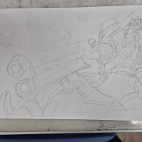 11年出生的OP.GG用户画的西部魔影烬草图