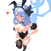 Colored the Bunny Gwen drawing from last time