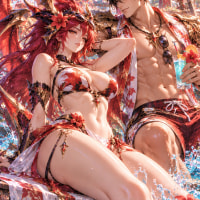 AI Pool Party concept ..