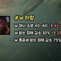 크아악 w 뎀감 너프라니!!!